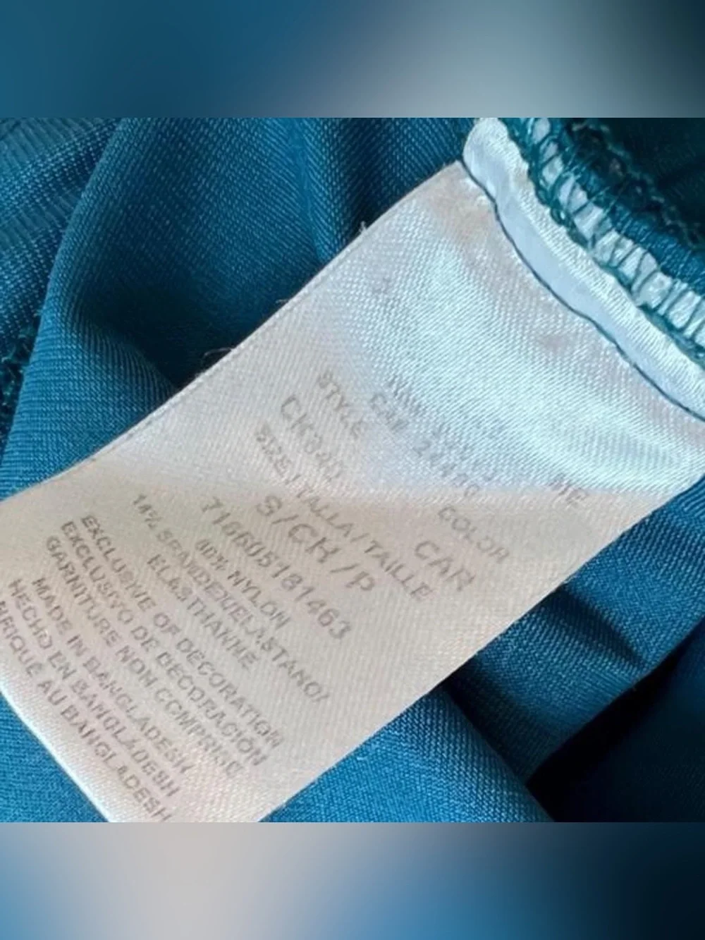 Cherokee Blue Scrub Set - Top size:  Small &  Pants size : Medium /Tall